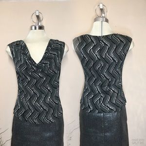 Laura Petites, Black bling Spandex Material,